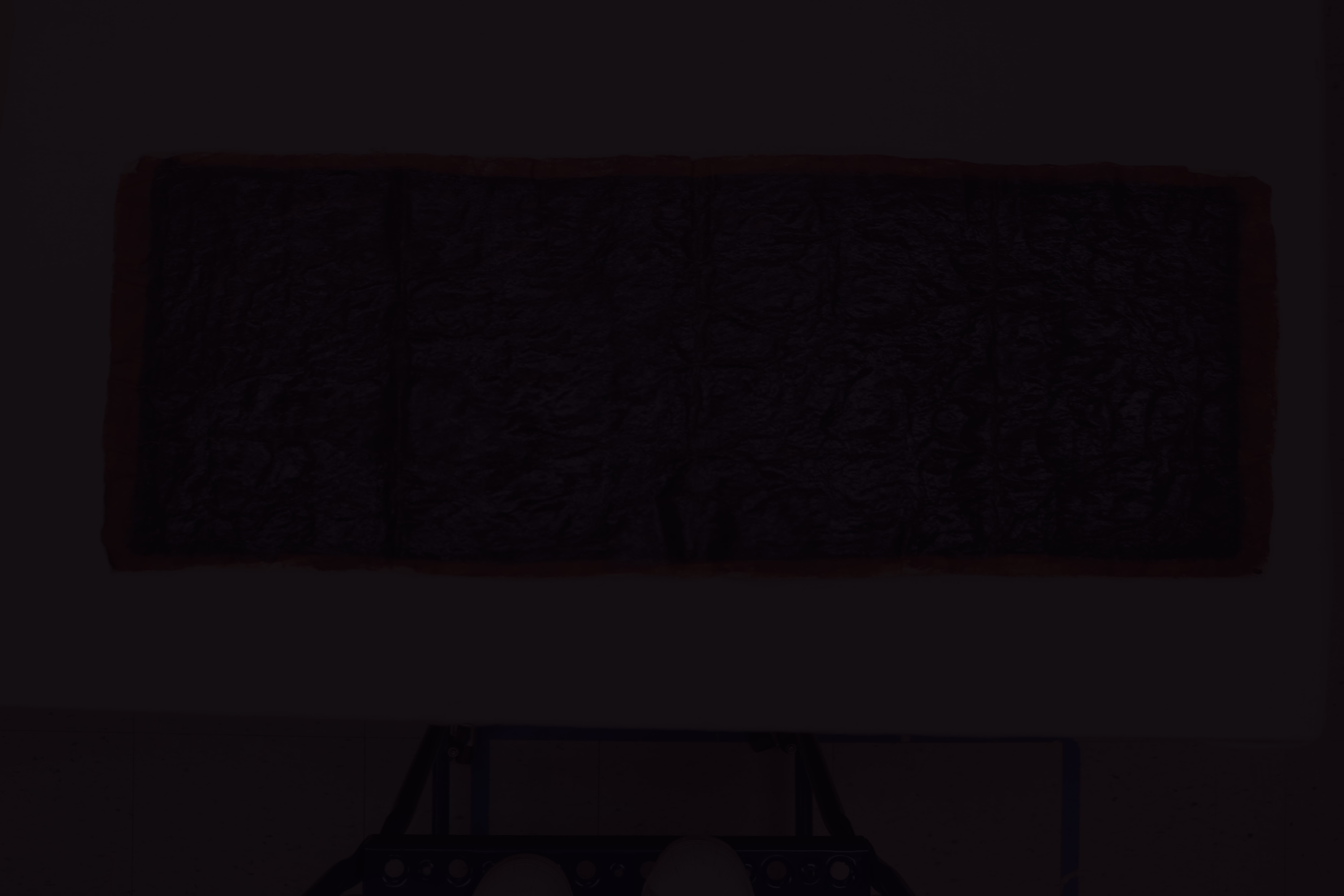 A black rectangle.